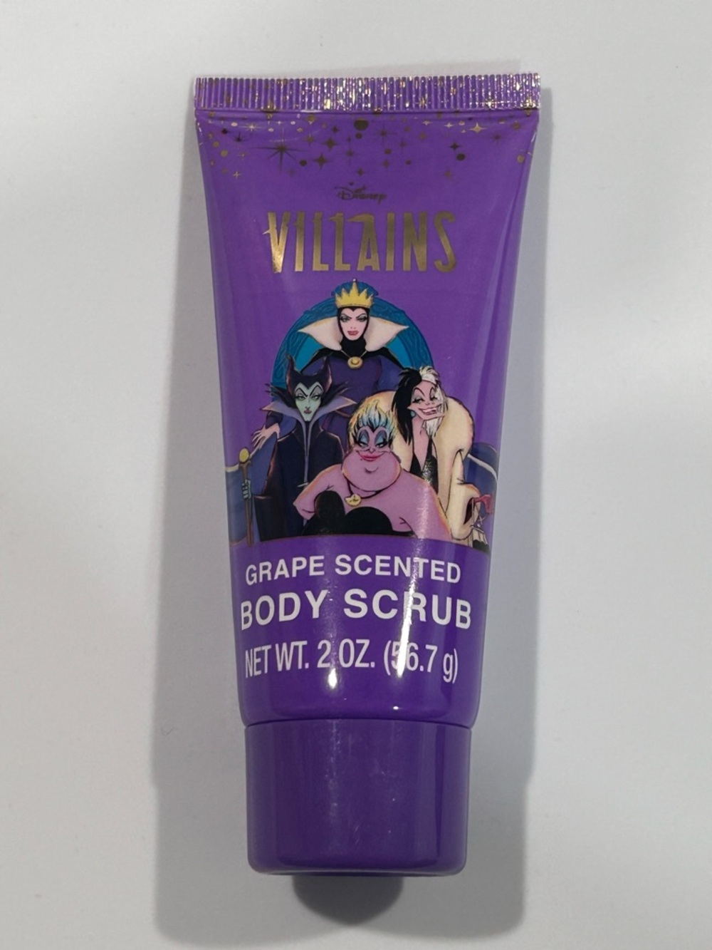 Disney Villains Body Scrub Grape Scented 2 oz Ursula Evil Queen